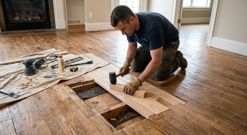 Oak Floor Repair