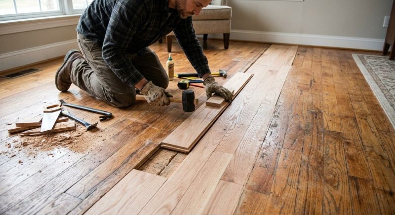 Red Oak Floor Repair
