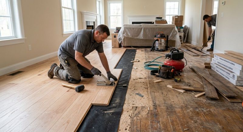 Wood Flooring Replacement in Porter, TX