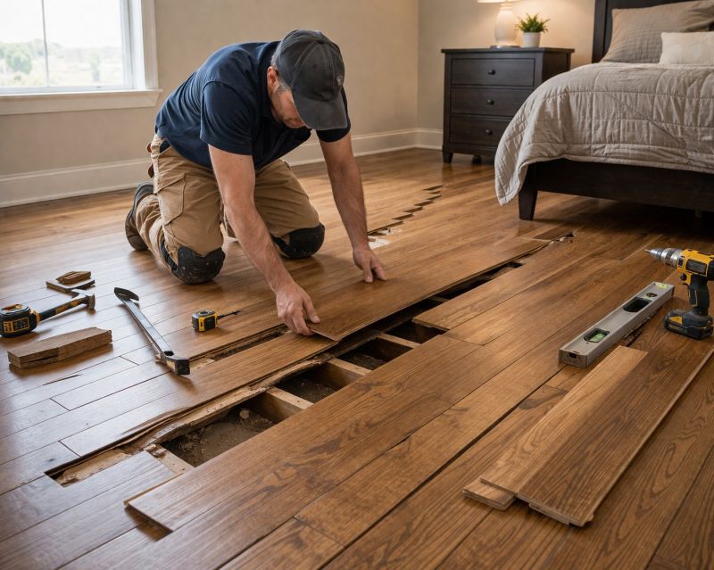 Bowed Floor Repair in Spring, TX