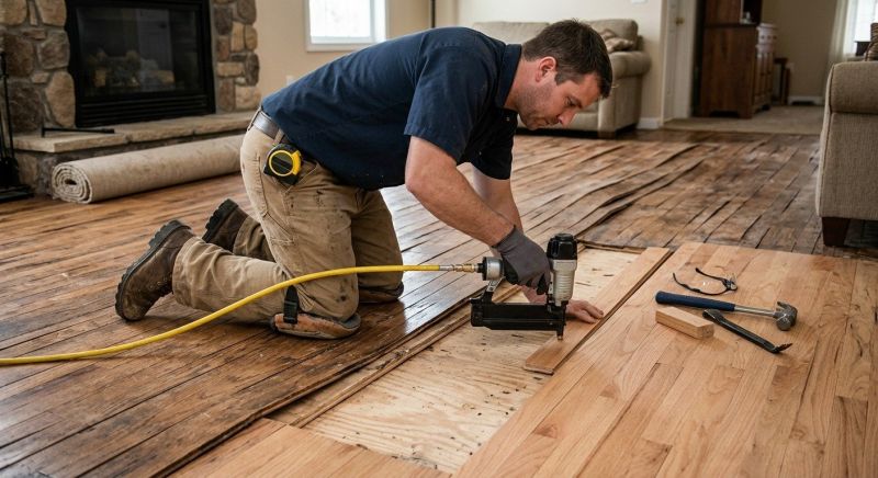 Bowed Floor Repair in Spring, TX
