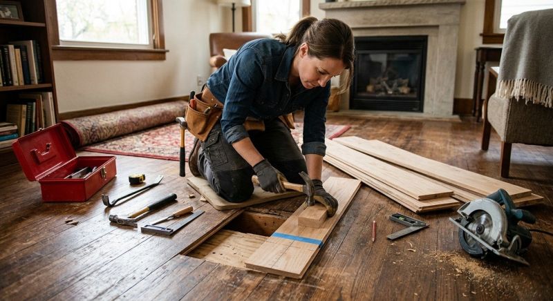 Bowed Floor Repair in Spring, TX