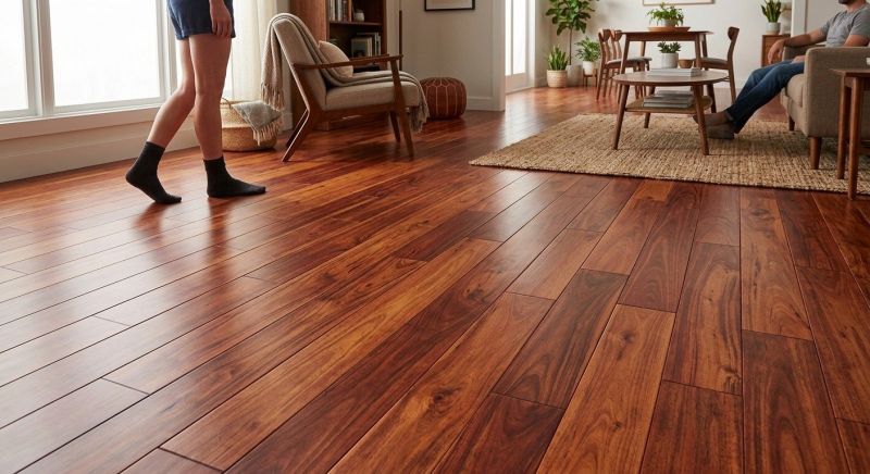 Cherry Floor Installation in Humble, TX