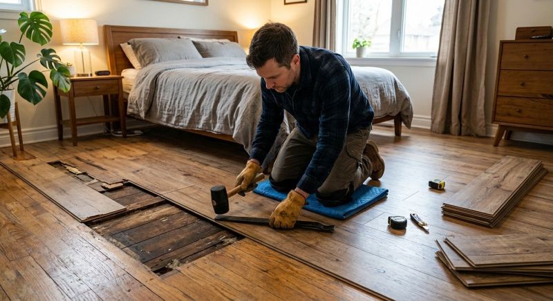 Floor Board Repair in Conroe, TX