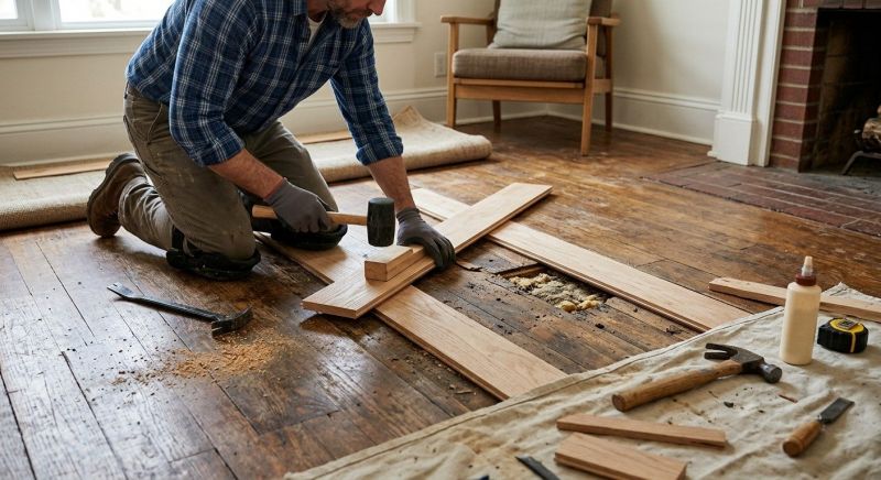 Floor Board Repair in Katy, TX