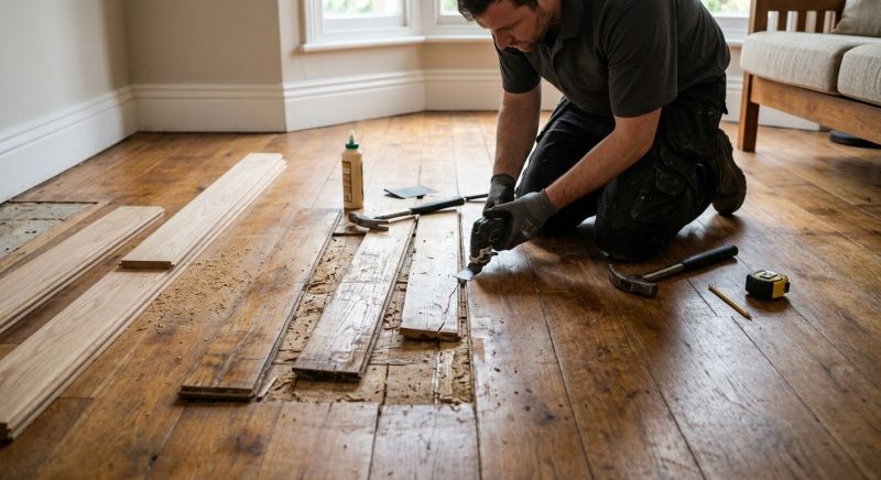 Floor Board Repair in Magnolia, TX