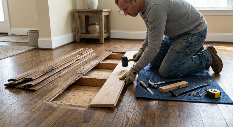 Floor Board Repair in Magnolia, TX