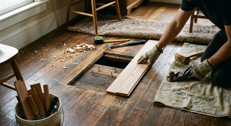 Floor Board Repair in Porter, TX