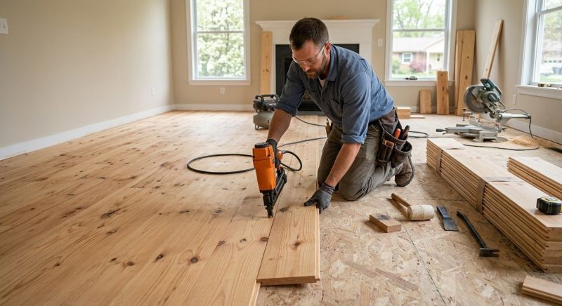 Hardwood Floor Installation in Conroe, TX