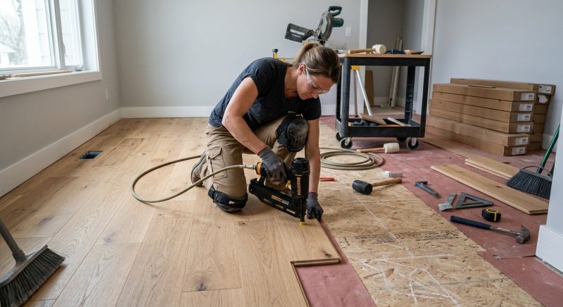 Hardwood Floor Installation in Houston, TX