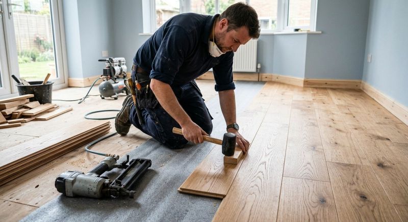 Hardwood Floor Installation in Houston, TX