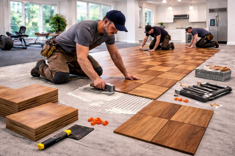 Hardwood Floor Installation in Houston, TX