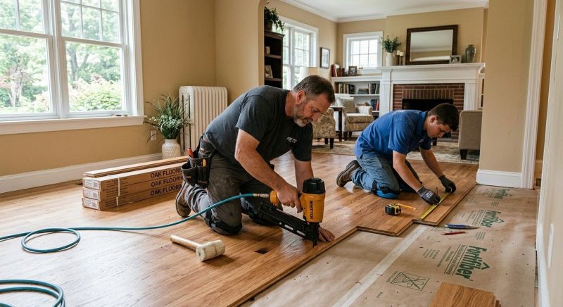 Hardwood Floor Installation in Montgomery County, TX