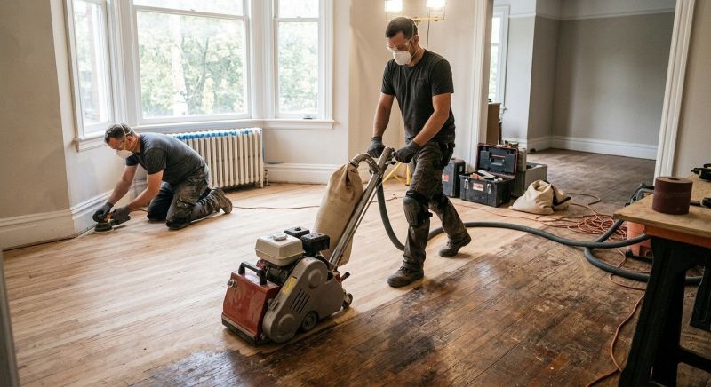 Hardwood Floor Renovation in Spring, TX