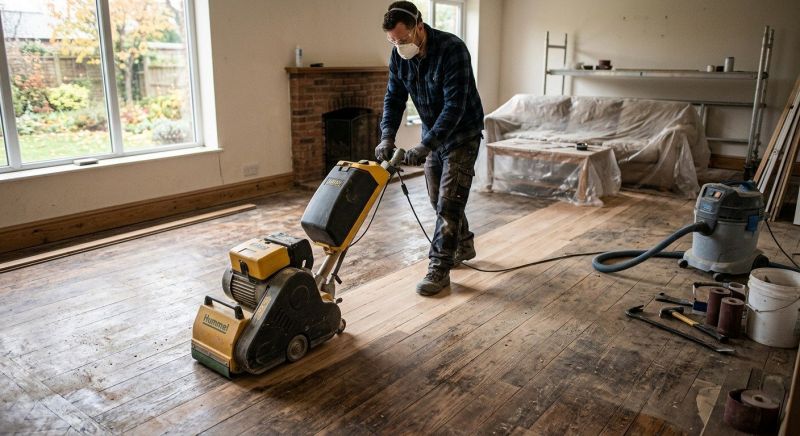Hardwood Floor Renovation in Spring, TX
