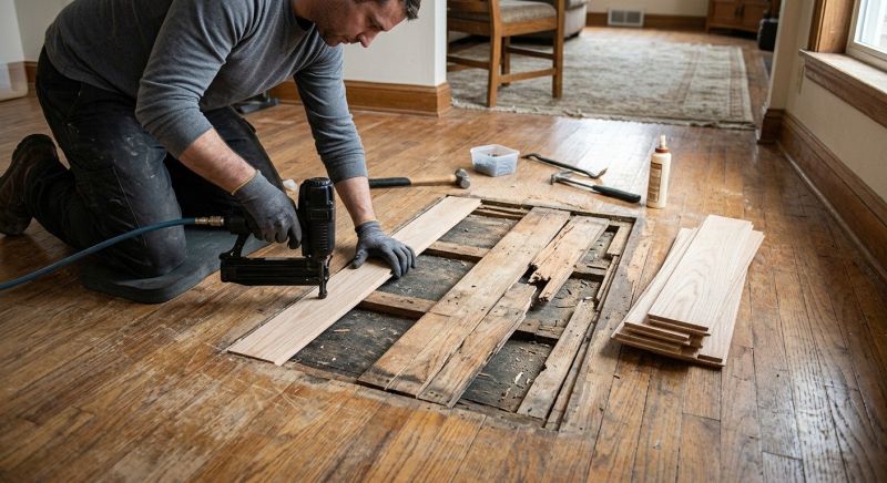 Hardwood Floor Repair in Cypress, TX