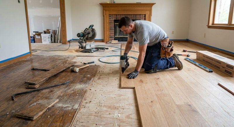 Hardwood Replacement in Kingwood, TX
