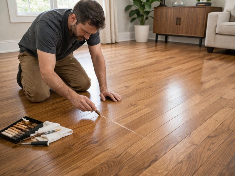 Hickory Floor Repair in Spring, TX