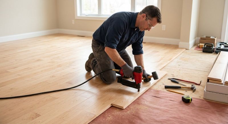 Maple Flooring Installation in Montgomery County, TX