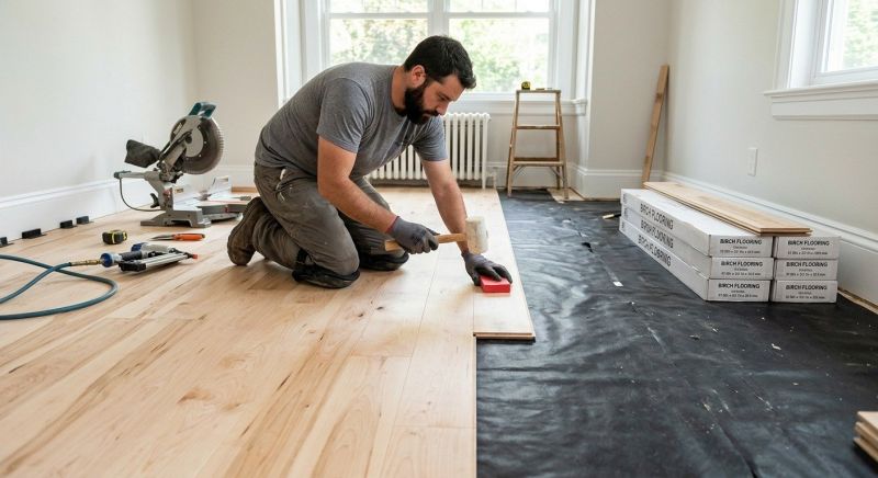 Maple Flooring Installation in Waller, TX