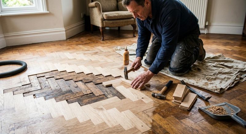 Parquet Flooring Repair in Spring, TX