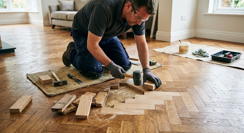 Parquet Flooring Repair in Spring, TX