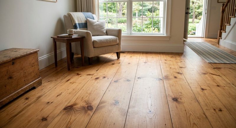 Pine Floor Installation in Spring, TX