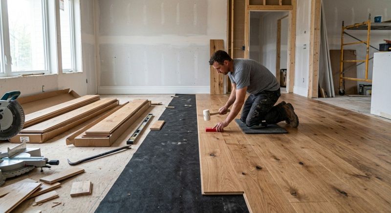 Plank Floor Installation in Spring, TX