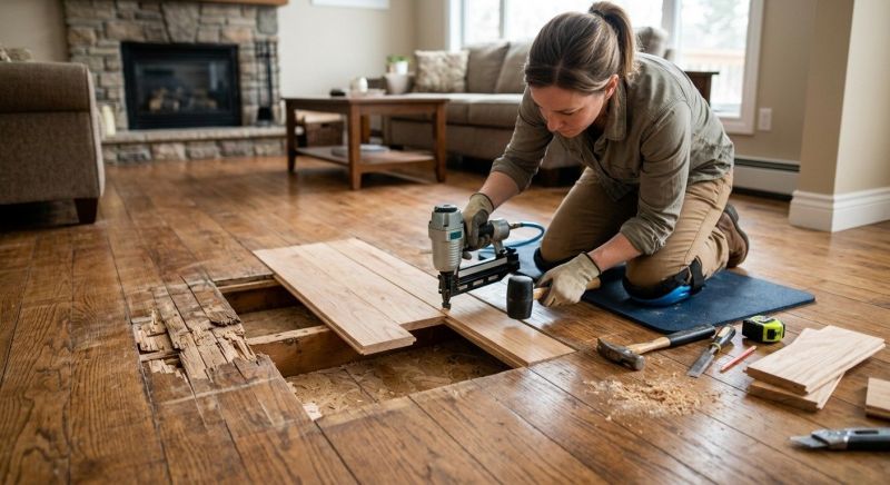 Wood Floor Repair in Magnolia, TX