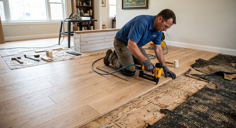 Wood Floor Replacement in Montgomery County, TX