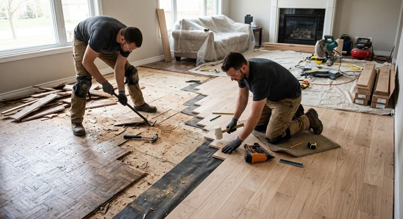 Wood Floor Replacement in Tomball, TX