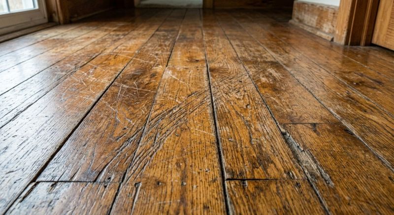 Wood Floor Scratch Repair in Montgomery County, TX