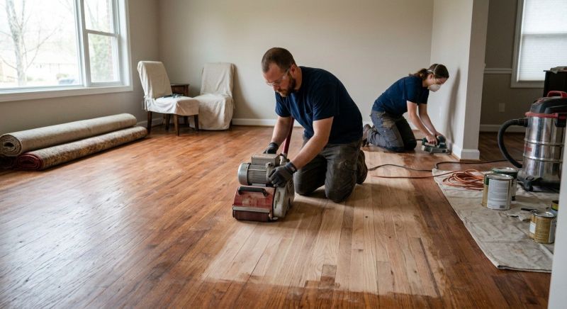 Wooden Floor Resurfacing in Spring, TX